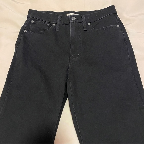 Madewell- The Perfect Vintage Flare Jean in Sherborn Wash Black Size 28 - Picture 3 of 11